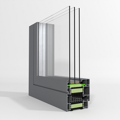 Hliníkové okno EcoWay Aluprof MB 104 Passive Hliníkové okno EcoWay Aluprof MB 104 Passive